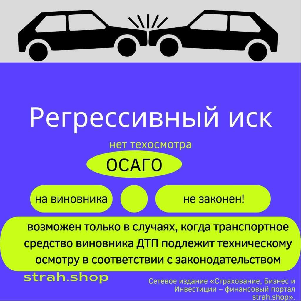 Регресс от страховой ОСАГО, если нет техосмотра не законен! — Финансы  Наизнанку - познавательный портал