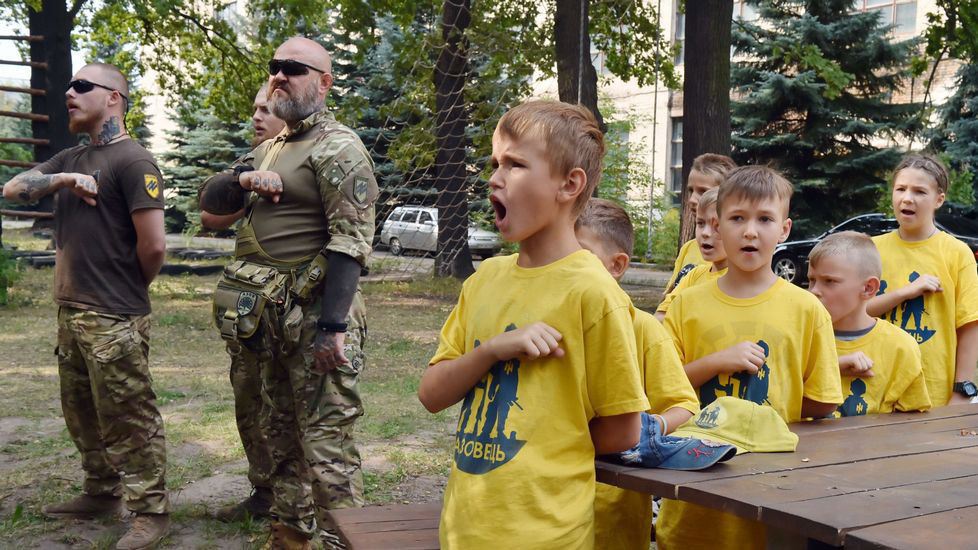 Школа детей-диверсантов Азов на Украине