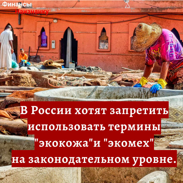 В России хотят запретить использовать «Экокожа» и «Экомех»