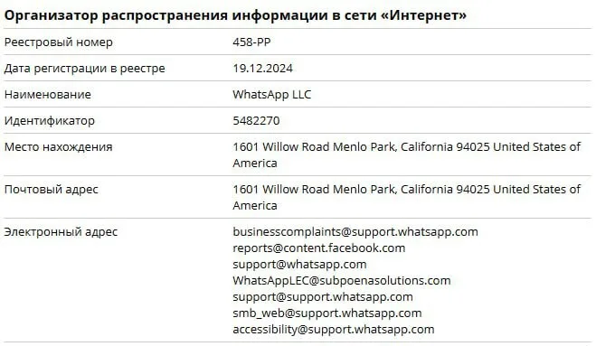 WhatsApp и Skype возможно заблокируют в России