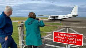 Самолет авиакомпании Loganair